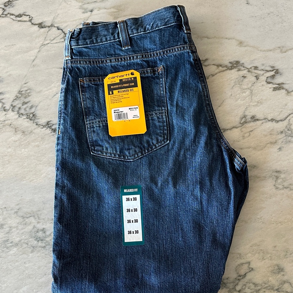 Carhartt Men's Relaxed Fit Denim Jeans